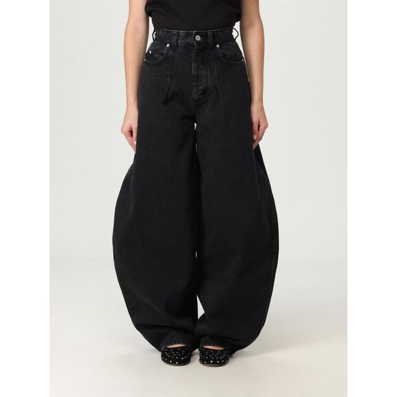 Jacquemus Jeans Woman Black - Picture 1 of 4